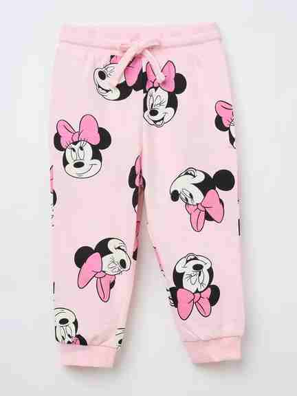 Pantaloons Baby | Pink Minnie Mouse Print Joggers
