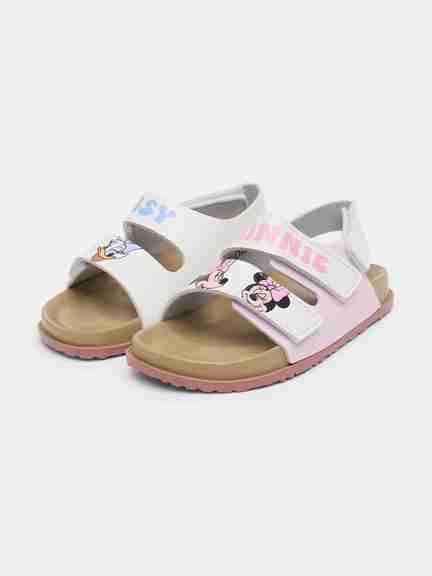 Pantaloons Junior | Blue Two-Tone Daisy Duck Comfort Sandals
