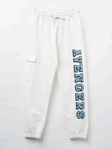 Pantaloons Junior | White Avengers Graphic Cargo Joggers