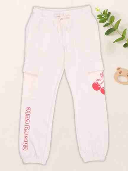 Pantaloons Junior | Off-White Printed Joggers