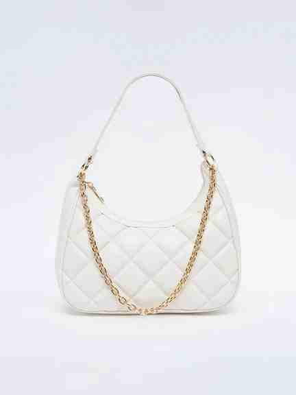 Pantaloons | Off-White Quilted Shoulder Bag