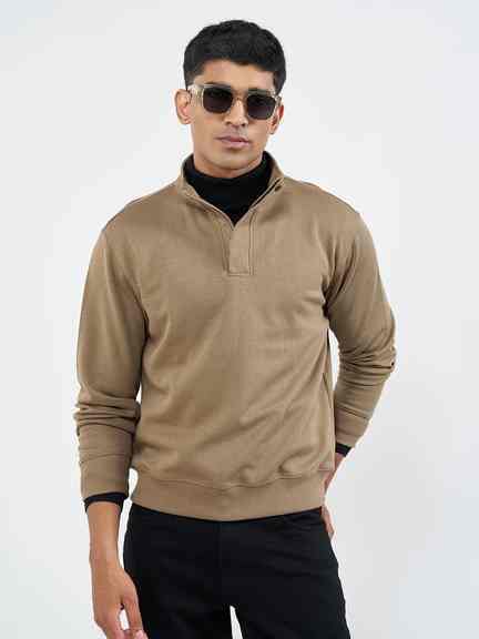 Peregrine | Taupe Relaxed Fit Sweatshirt