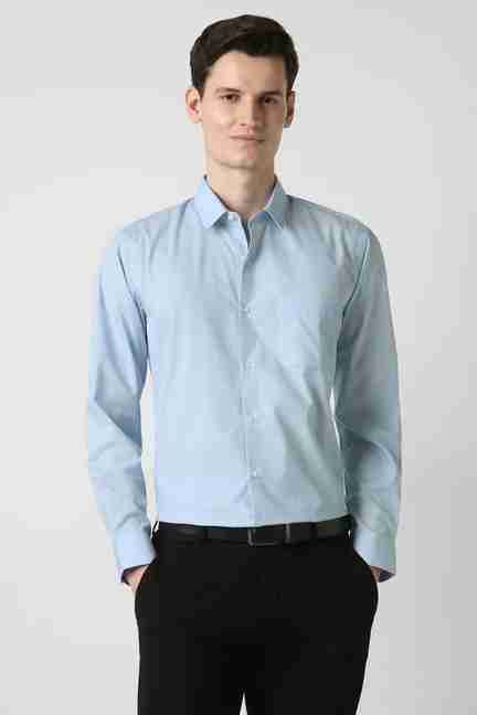 PETER ENGLAND | Men Light Blue Nuvo Fit Shirt