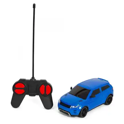 Ralleyz | Ralleyz Veva Mini Racing Car with Remote Control, 1:24 Scale, 4Y+, Blue