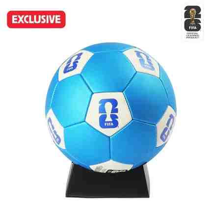 Hamleys | Official FIFA World Cup 2026 Size 5 Match Football – Metallic Blue (Hamleys Exclusive)
