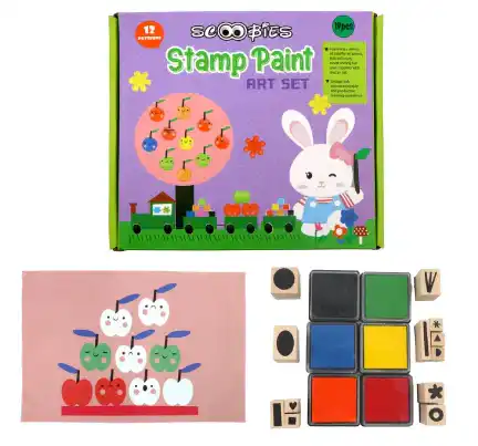 Scoobies | Scoobies Stamp Paint Art Set Multicolour, 4Y+