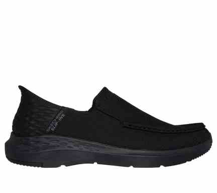 Skechers | Skechers Mens PARSON - RALVEN Black Casual Slip In Shoe