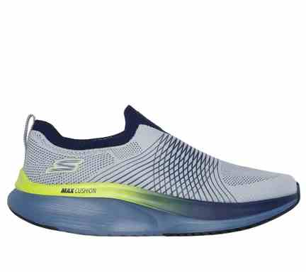 Skechers | Skechers Mens GO WALK COMFORT WALKER - CONS Grey Lime Walking Shoes