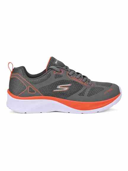 Skechers | Skechers BOYS SKECHERS ELITE SPORT Charcoal Lace Up Casual Sneakers