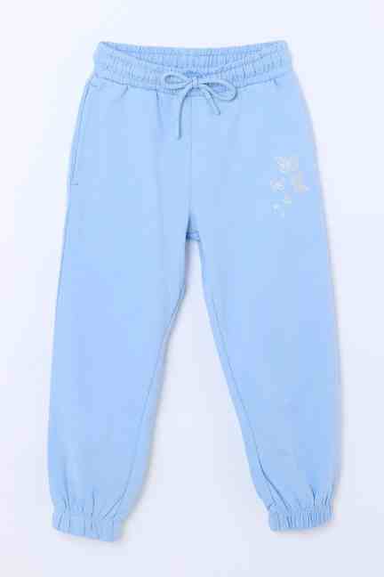 Stop | Solid Cotton Regular Fit Girls Track Pants