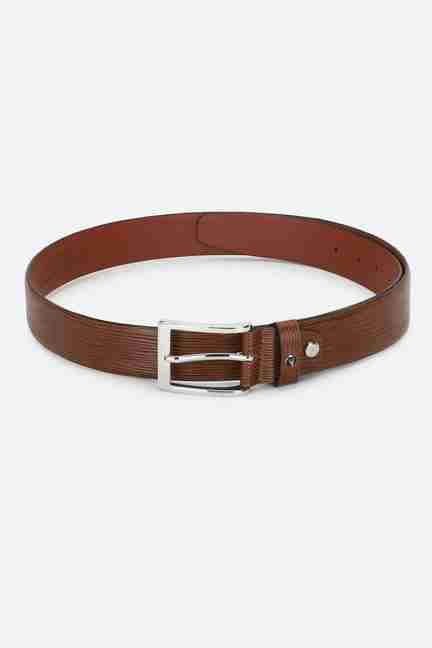VAN HEUSEN | Men Brown Textured Casual Belt