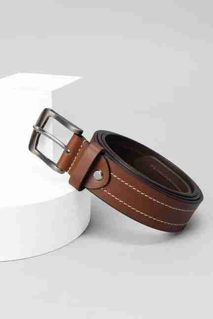 VAN HEUSEN | Men Brown Solid Formal Belt