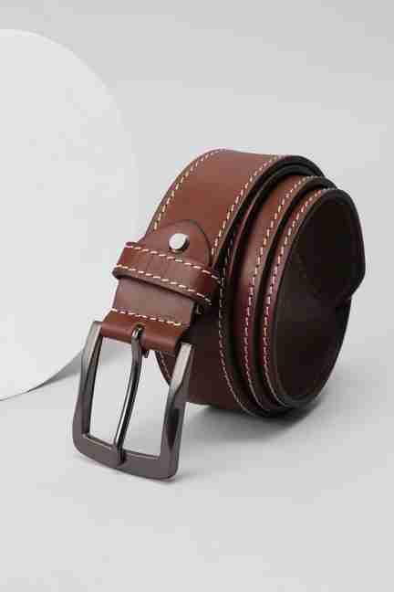VAN HEUSEN | Men Brown Solid Formal Belt