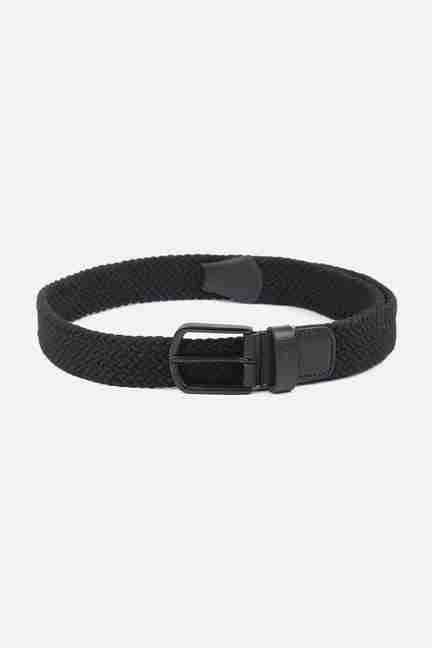 VAN HEUSEN | Men Grey Textured Casual Belt