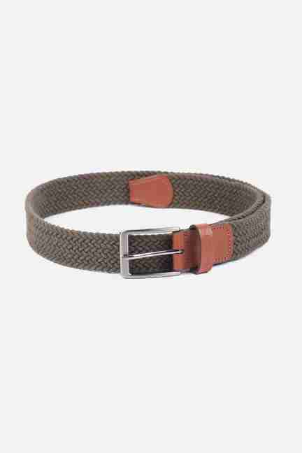 VAN HEUSEN | Men Brown Textured Casual Belt