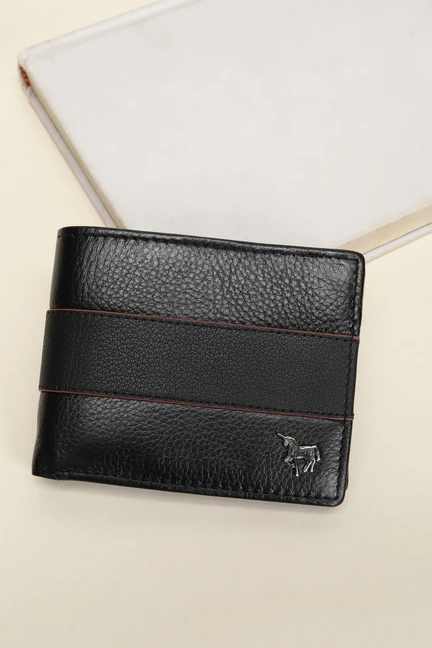 VAN HEUSEN | Men Black Leather Wallet