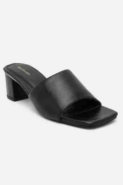 VAN HEUSEN | Women Black Sandals