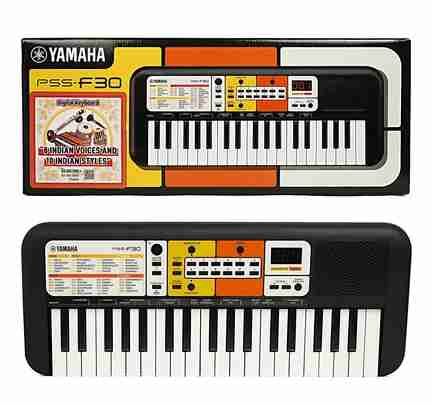 Yamaha | Yamaha PSS-F30 Portable Mini Keyboard – 37 Keys, Black, Built-in Rhythms, Songs & Smart Chord, Lightweight & Compact, Ideal for Kids & Beginner Musicians, 3Y+