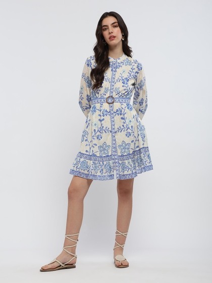 ritu kumar short dresses Ecru alba short dress by label ritu kumar - RITU KUMAR