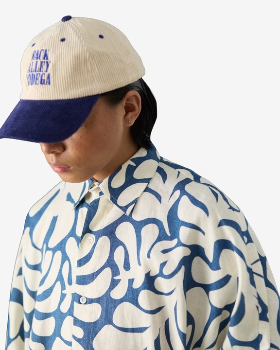 Classic Corduroy Cap - Deep Blue