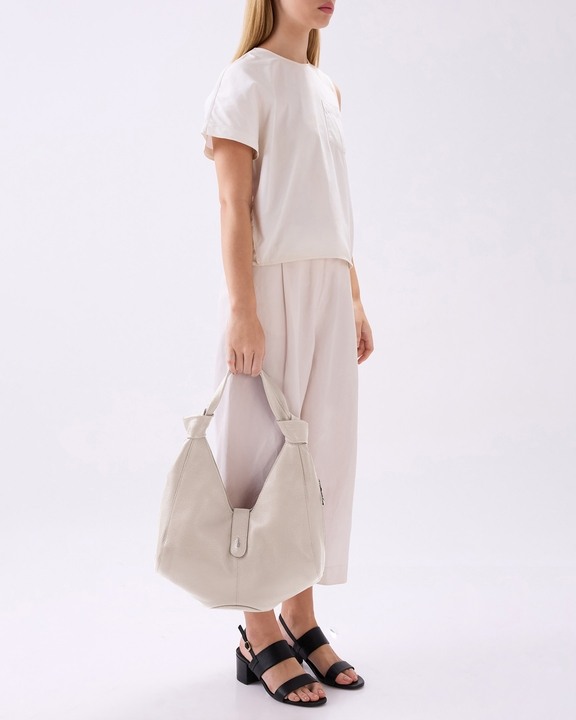 Nelli Hobo Pebble Bone