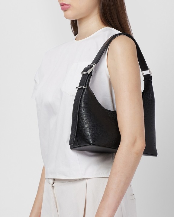 Danny Flatiron Bag Pebble Black