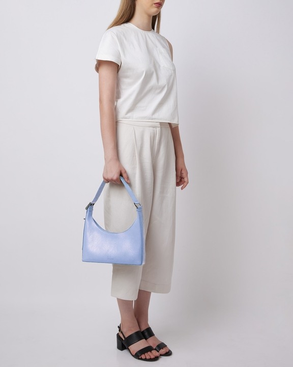 Danny Flatiron Bag Pebble Ocean Blue