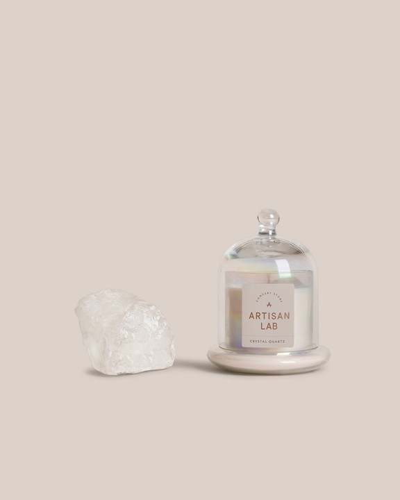 Crystal Quartz Candle