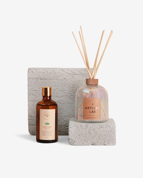 Aventurine Diffuser Set