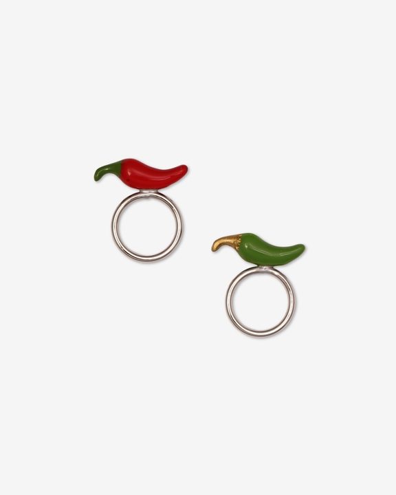 Green Picante Napkin Rings