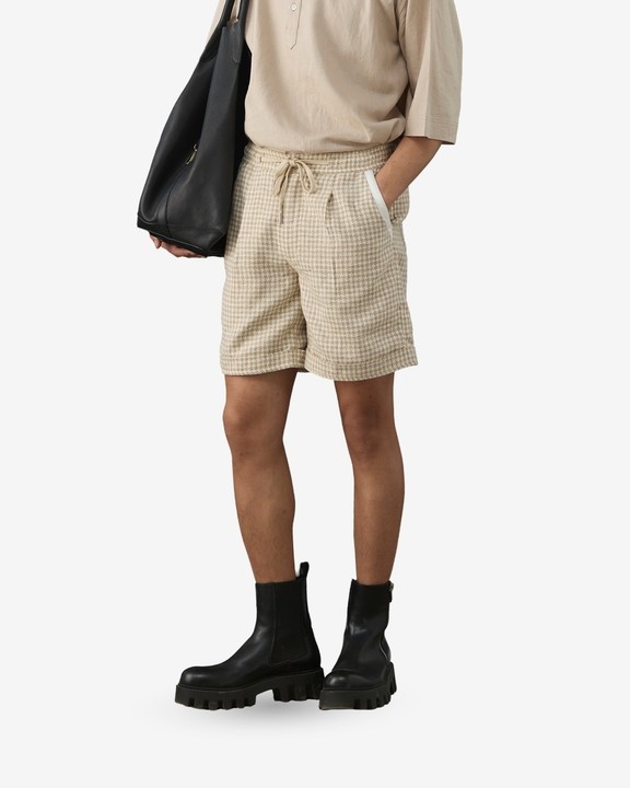 Workshop Shorts In Woven Sand