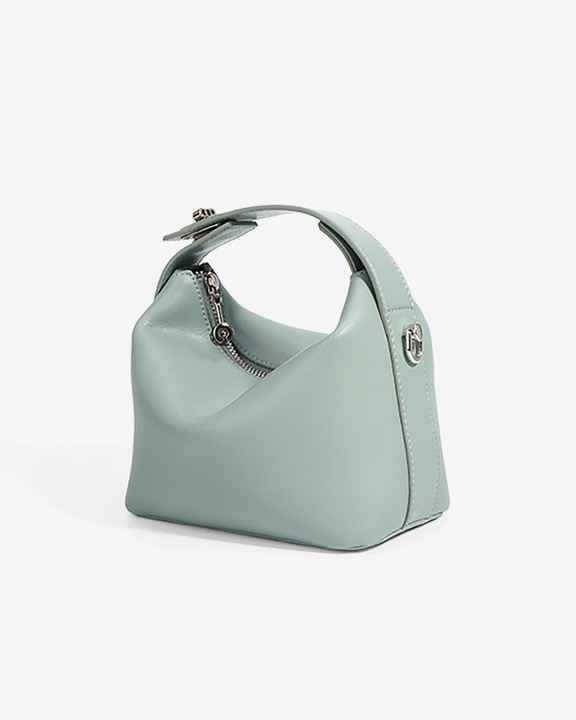 Favori Liora Genuine Leather Top-handle Bag in Illusion Blue