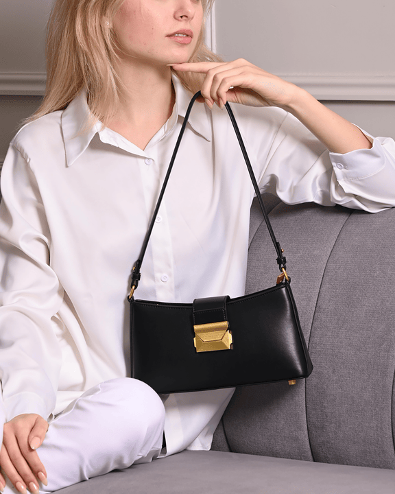 Favori Felice - Baguette Bag, Faux Leather in Black