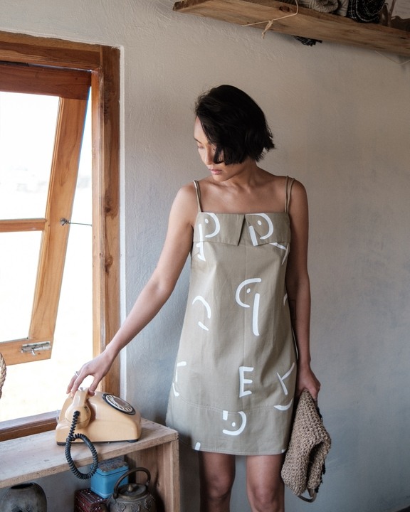 Rachel Slip Dress - Printed