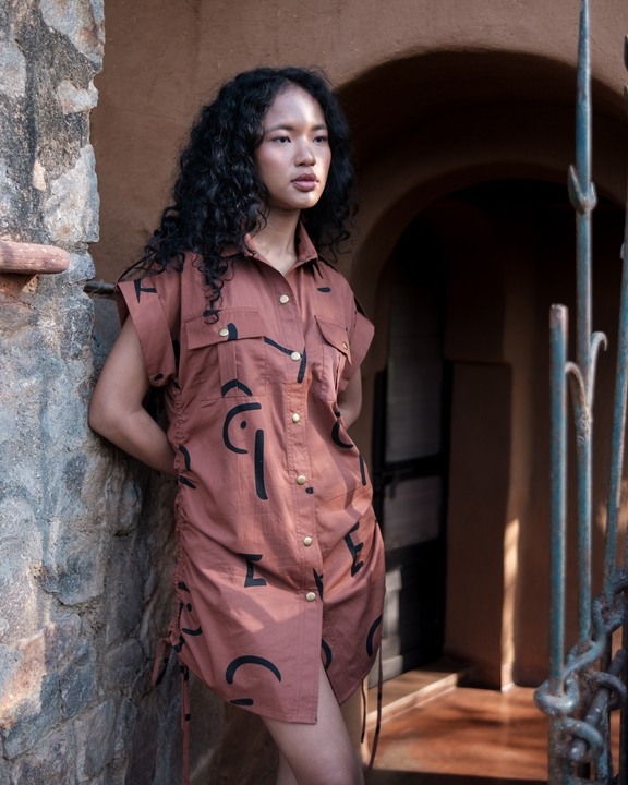Sunrise Gather Shirt - Printed