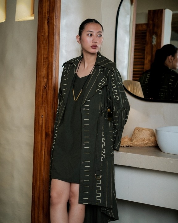 Kobe Long Trench Coat