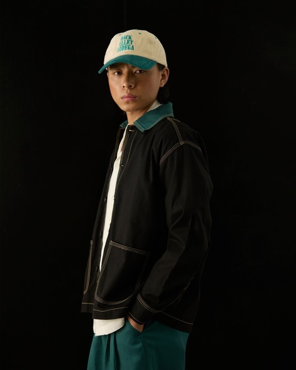 Chore Shirt - Black/Green