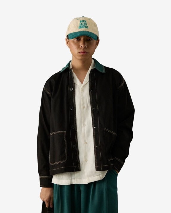 Chore Shirt - Black/Green