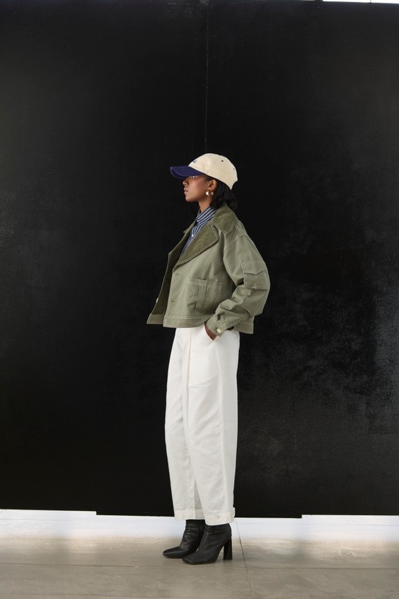 Cropped Field Utility Jacket