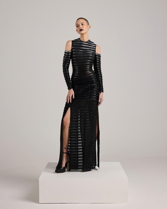 The Striated Glass Dress