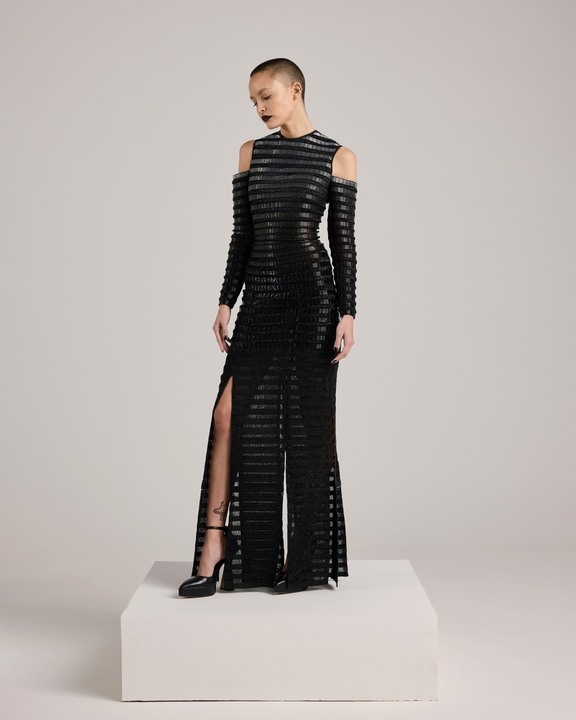 The Striated Glass Dress