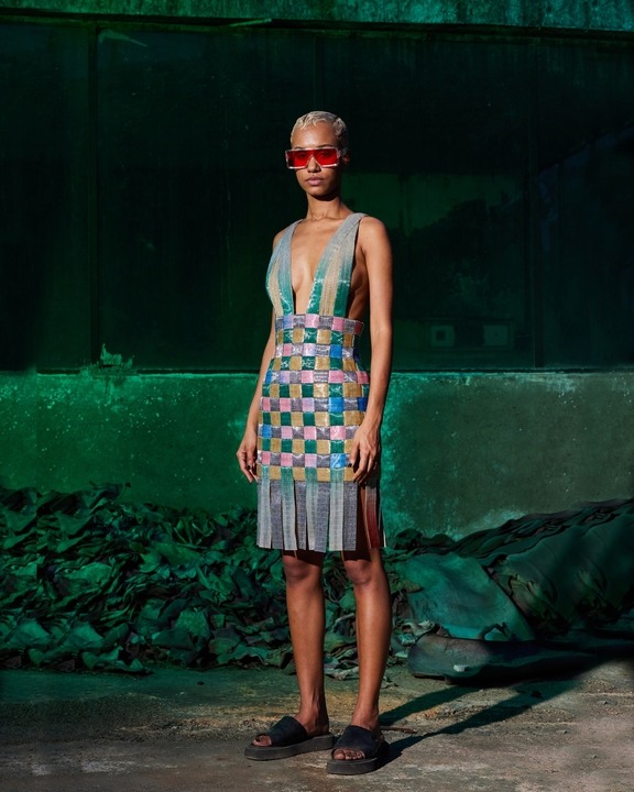 The Laser Interwoven Dress