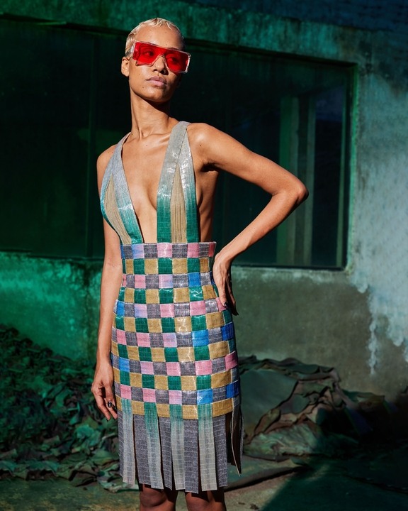The Laser Interwoven Dress