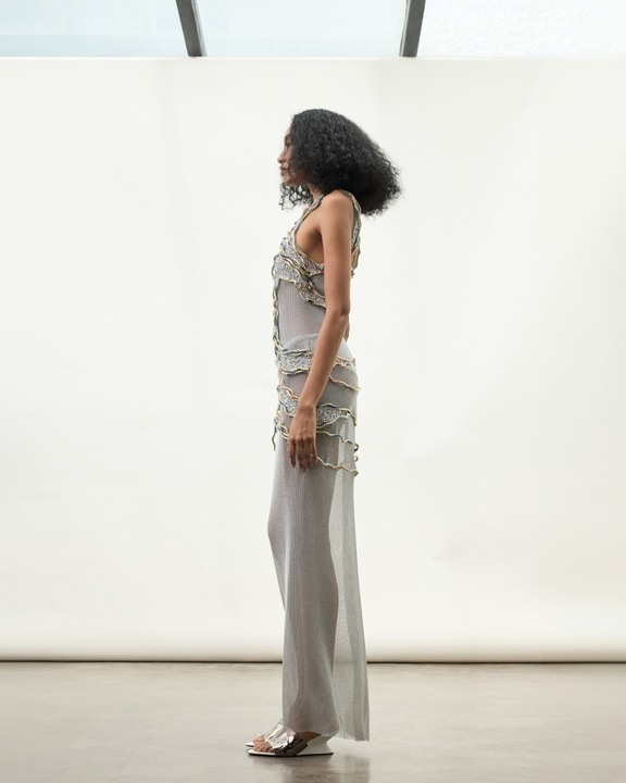 The Rippling Gauze Dress