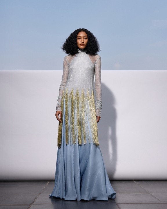 The Sky Mesh Dress
