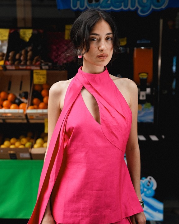 Pink Flambe Cut Out Co-ord