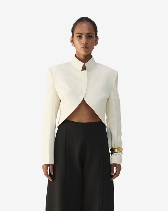Ivory Crescent Jacket