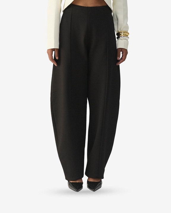 Black Ponte Barrel Pants