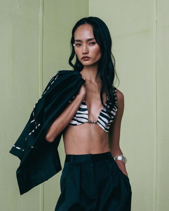 Print Metal Bralette