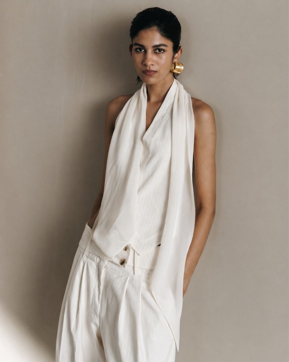Halter Scarf Waistcoat